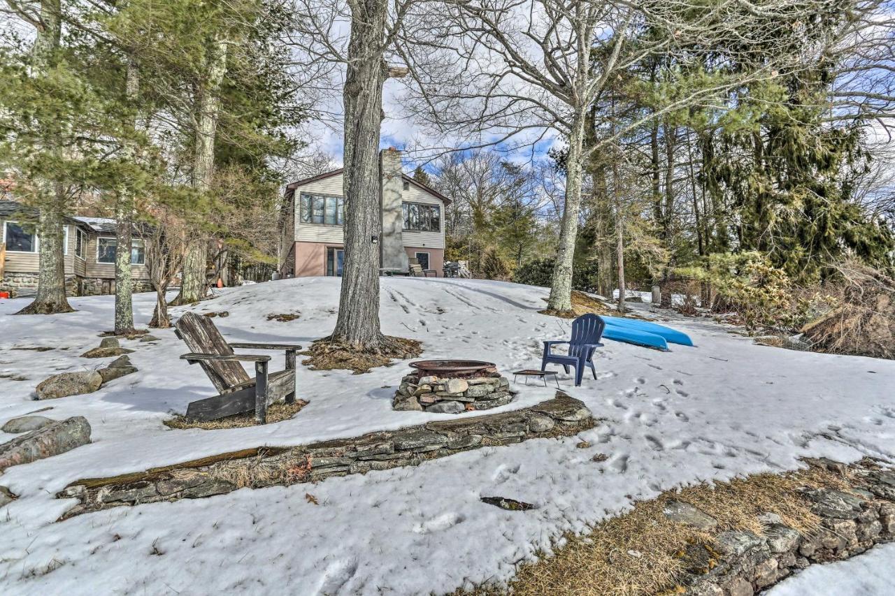 Rock Hill Home With Fire Pit On Wanaksink Lake! Bagian luar foto